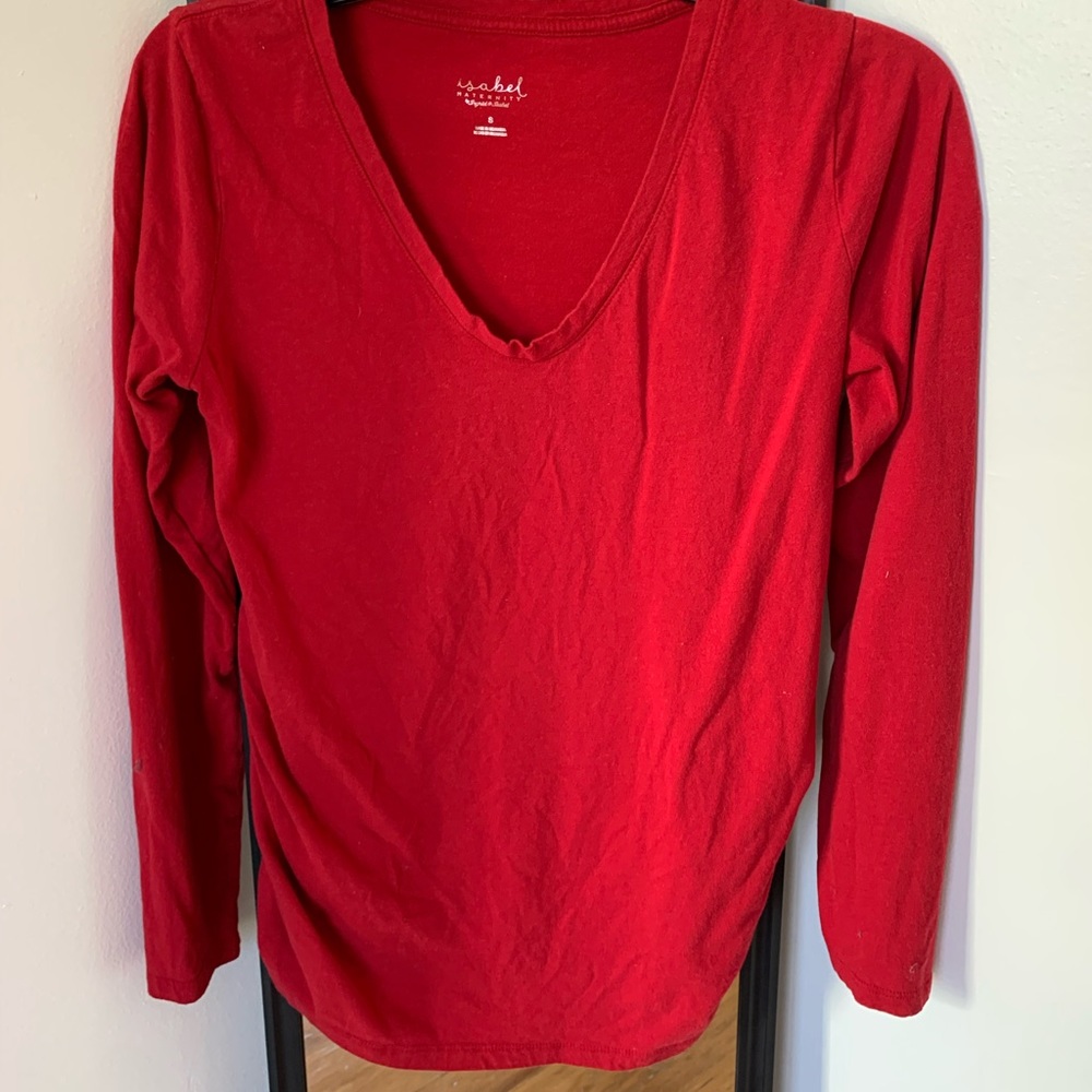 Essential Red maternity Tee